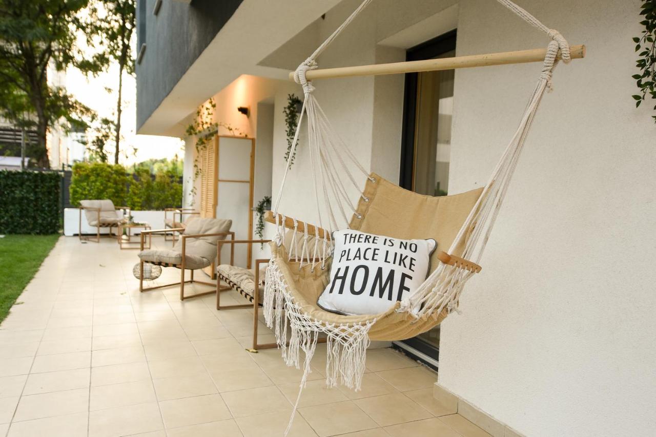 Vacation Feel - 2Br Apartment With Terrace & Private Parking In Baneasa Bukarest Eksteriør billede